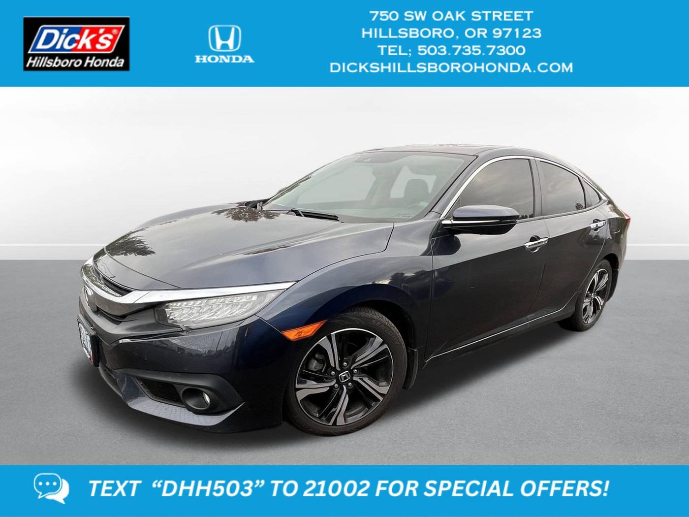 2017 Honda Civic Touring — Sedan — 62,739 mi — Hillsboro, OR