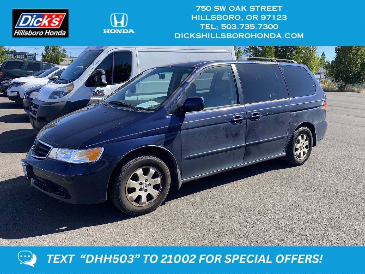 2003 Honda Odyssey EX-L — Minivan — 188,239 mi — Hillsboro, OR