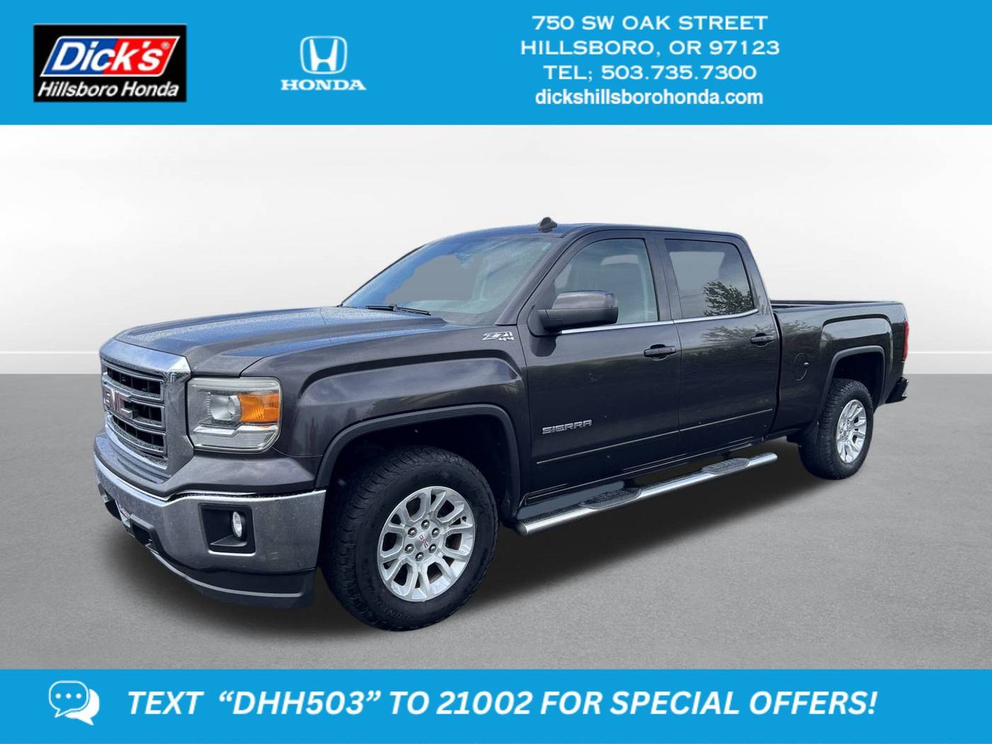 2014 GMC Sierra 1500 SLE — Pickup Truck — 89,620 mi — Hillsboro, OR
