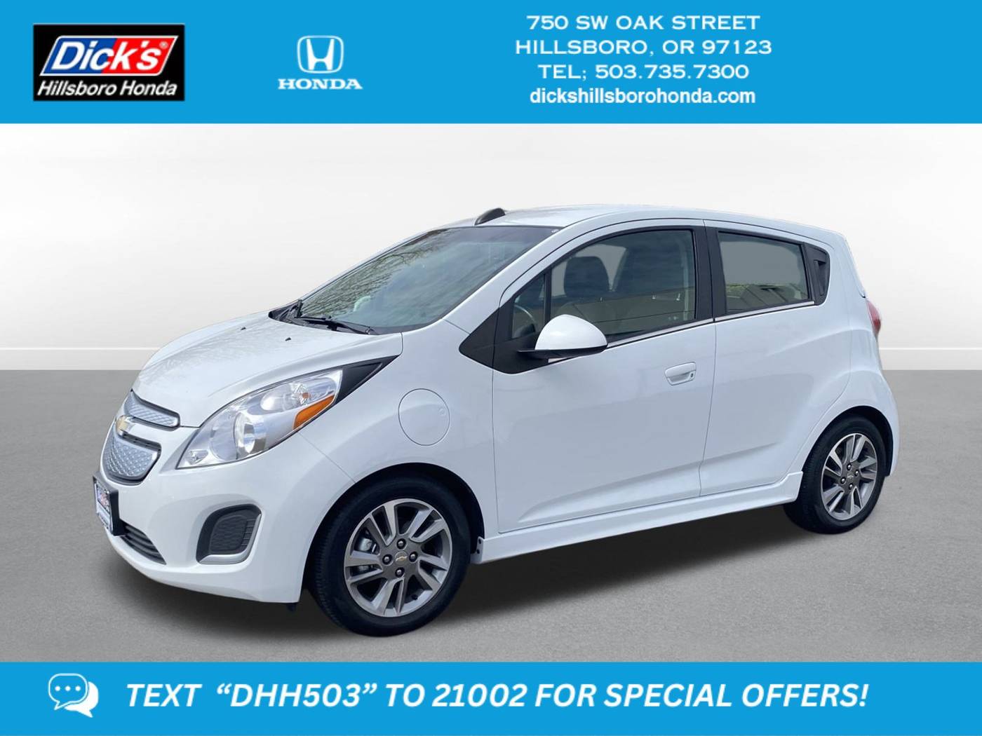 2016 Chevrolet Spark EV LT — Hatchback — 54,874 mi — Hillsboro, OR