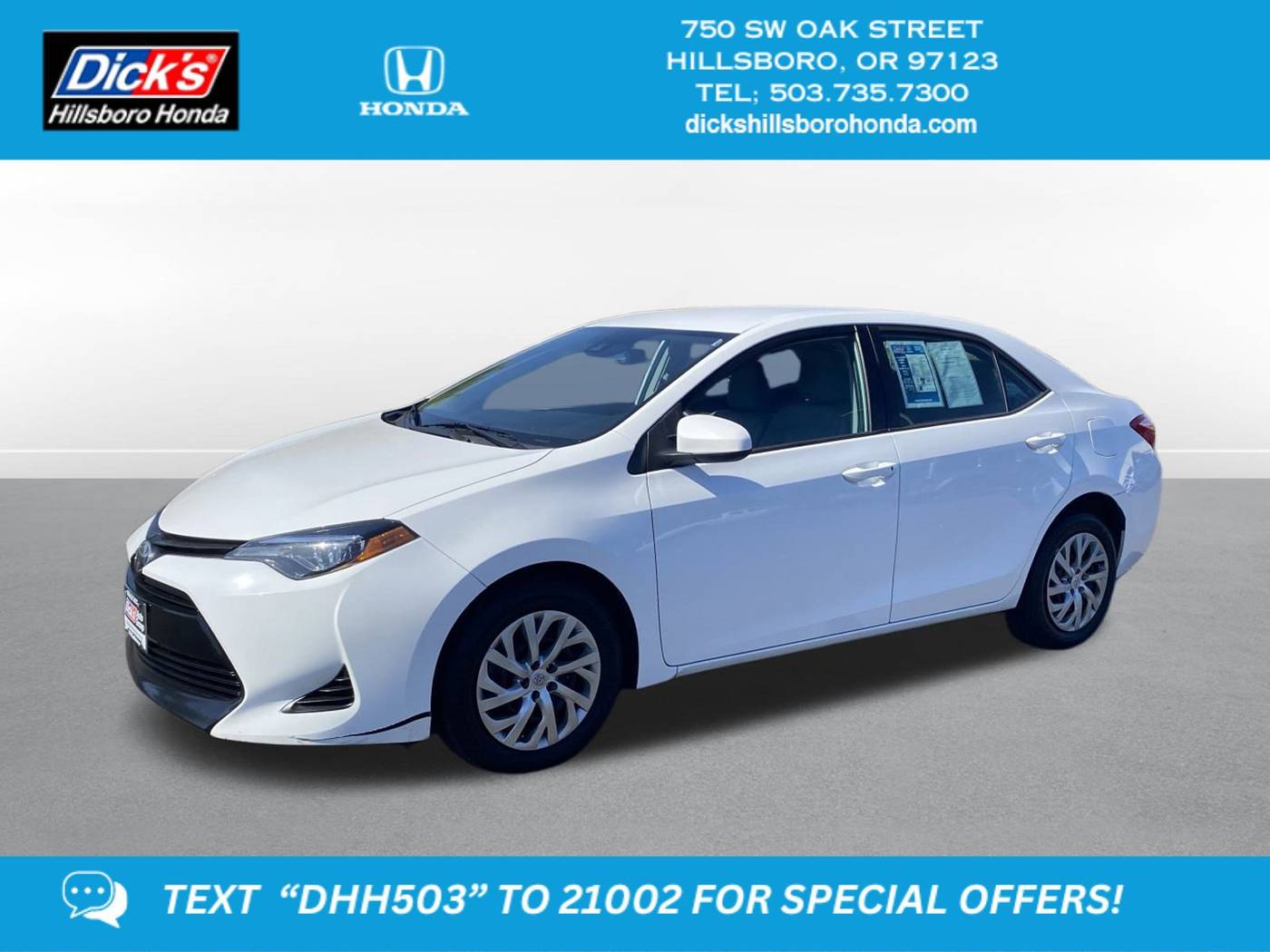 2019 Toyota Corolla L — Sedan — 92,705 mi — Hillsboro, OR