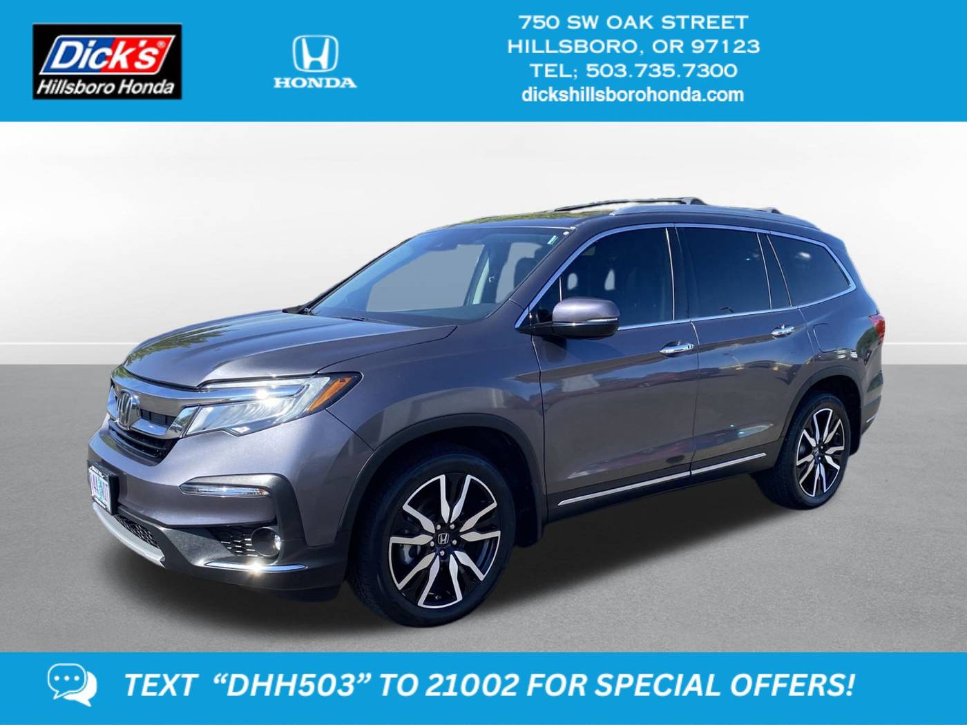 2019 Honda Pilot Touring — SUV — 84,835 mi — Hillsboro, OR