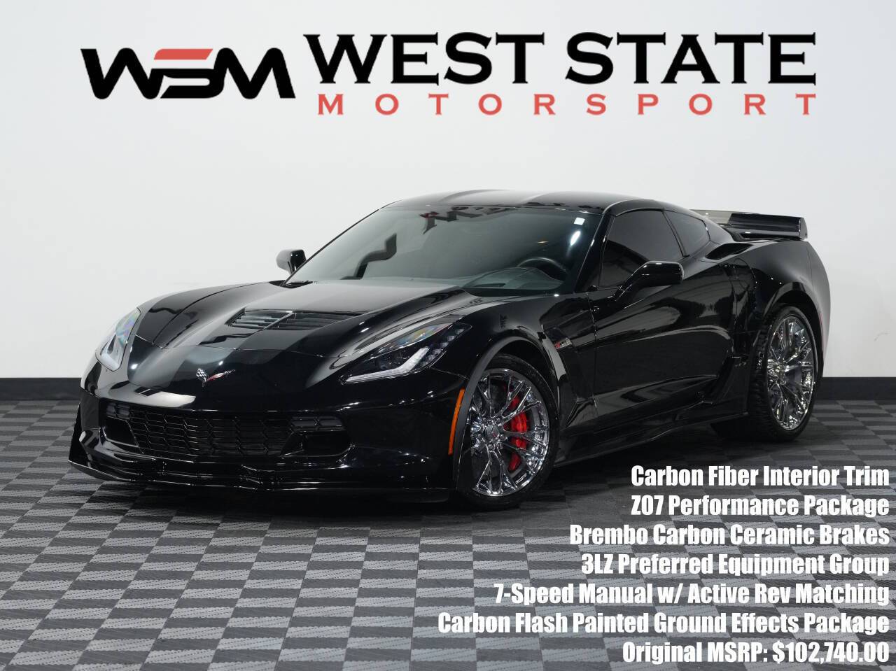 2015 Chevrolet Corvette Z06 3LZ — Coupe — 17,169 mi — Federal Way, WA