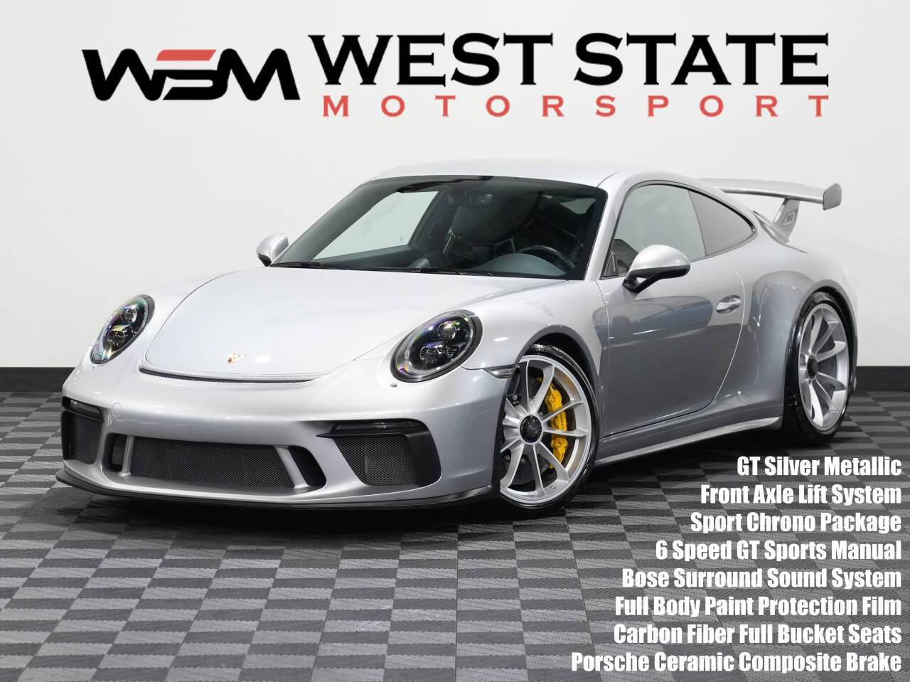2018 Porsche 911 GT3 — Coupe — 22,283 mi — Federal Way, WA