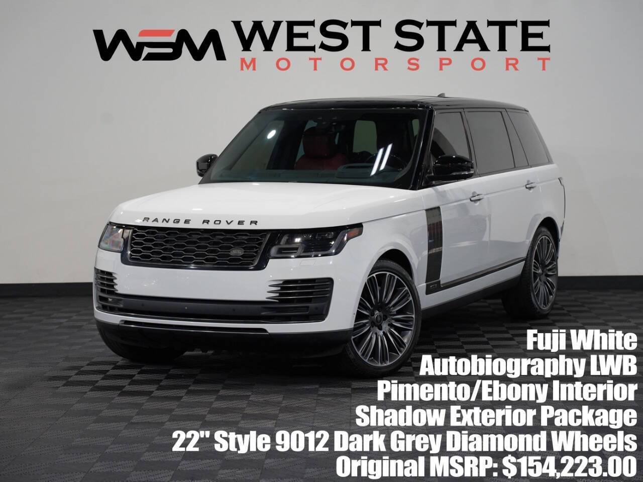 2019 Land Rover Range Rover Autobiography — SUV — 27,531 mi — Federal Way, WA
