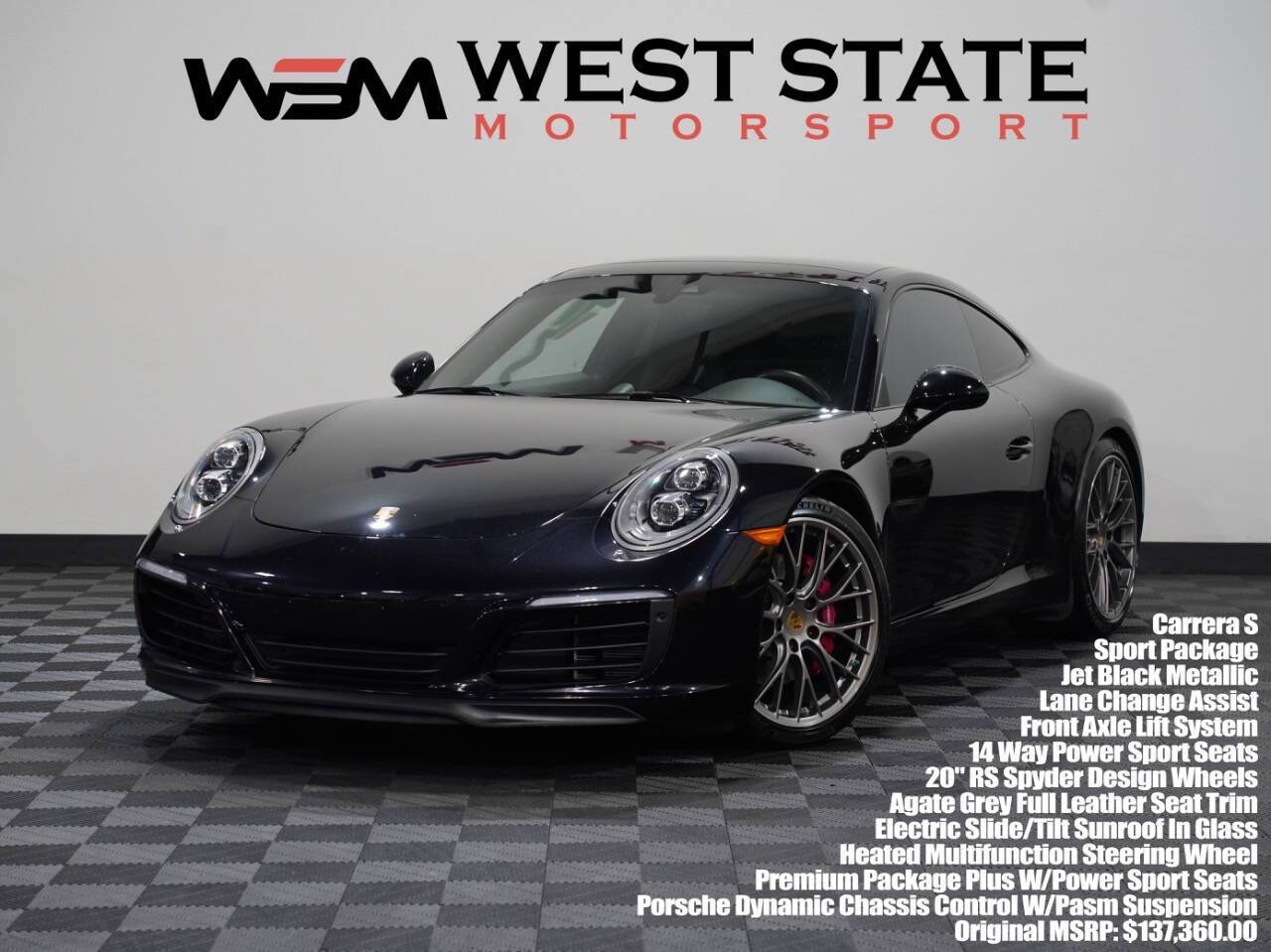 2017 Porsche 911 Carrera S — Coupe — 53,161 mi — Federal Way, WA