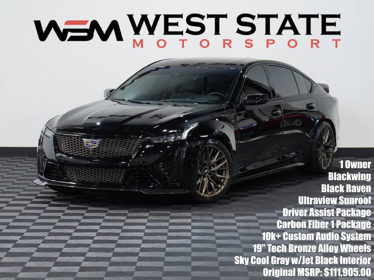 2024 Cadillac CT5-V Blackwing — Sedan — 6,136 mi — Federal Way, WA