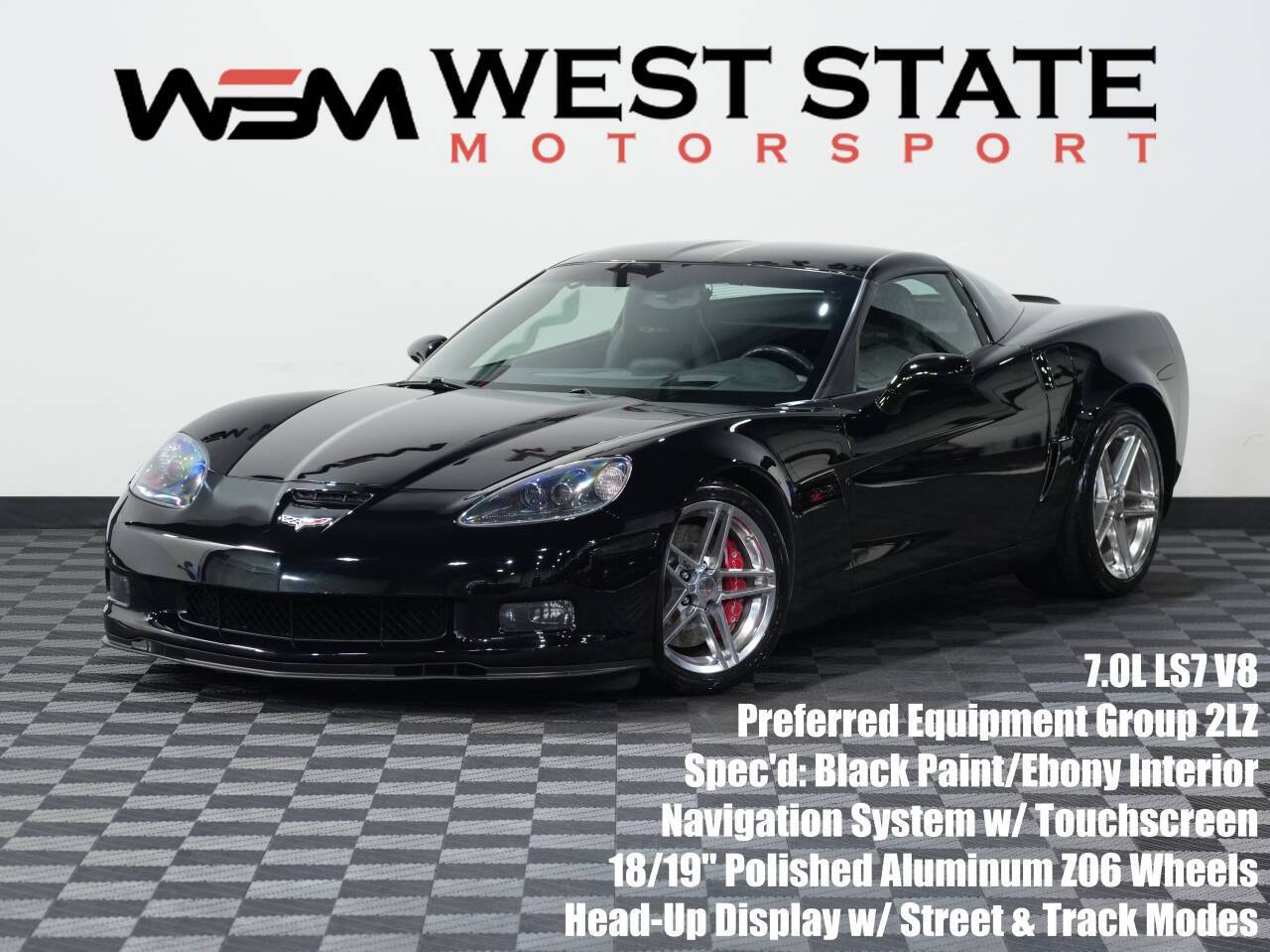 2007 Chevrolet Corvette Z06 — Coupe — 16,494 mi — Federal Way, WA