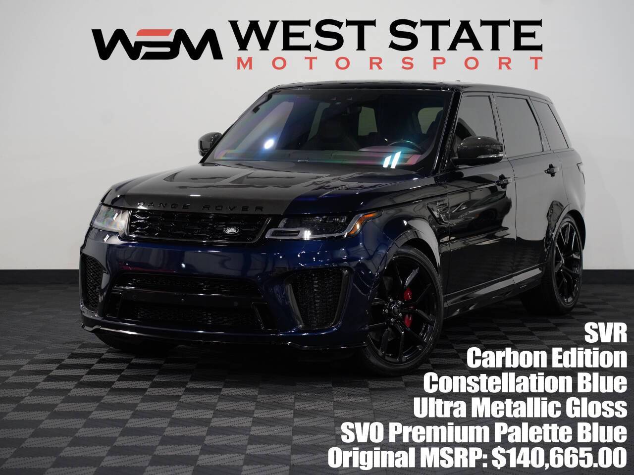 2022 Land Rover Range Rover Sport SVR Carbon Edition — SUV — 63,705 mi — Federal Way, WA