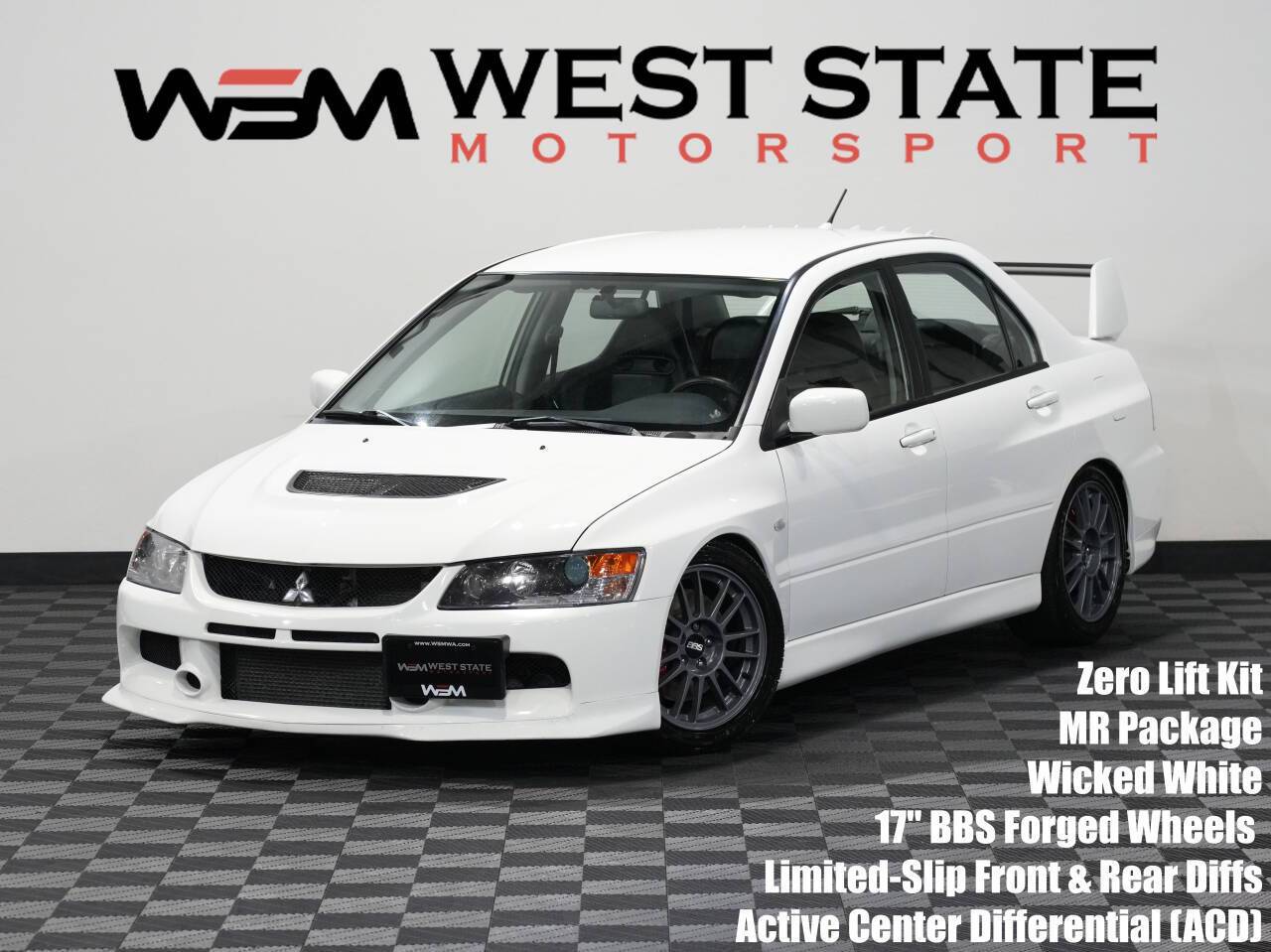2006 Mitsubishi Lancer Evolution MR Edition — Sedan — 64,108 mi — Federal Way, WA