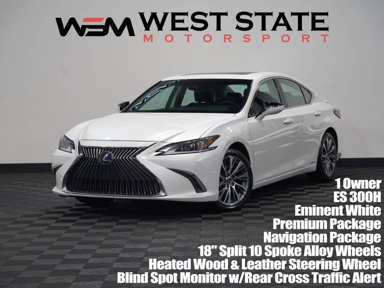 2019 Lexus ES ES 300h — Sedan — 62,355 mi — Federal Way, WA
