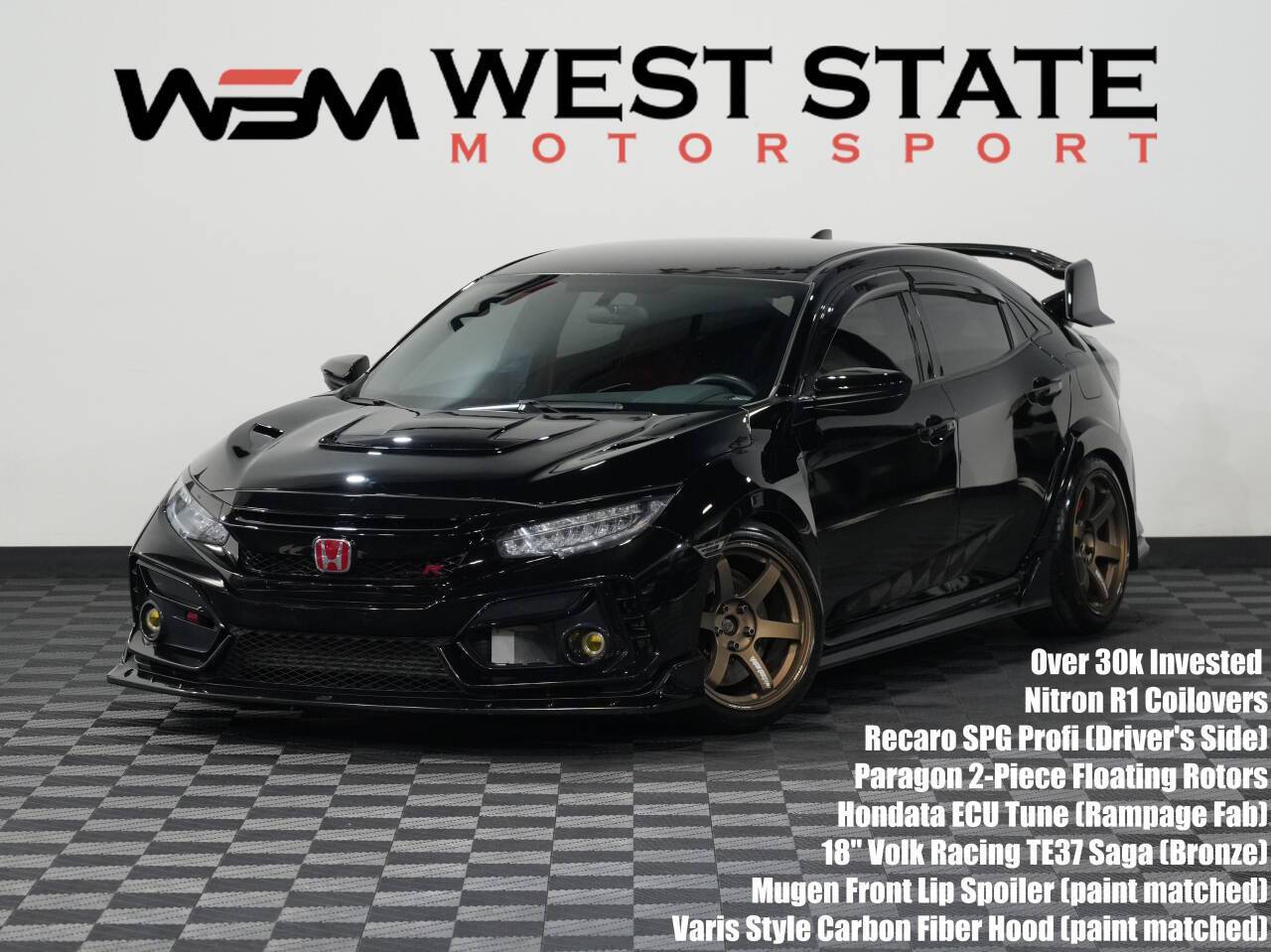 2017 Honda Civic Type R — Hatchback — 63,000 mi — Federal Way, WA