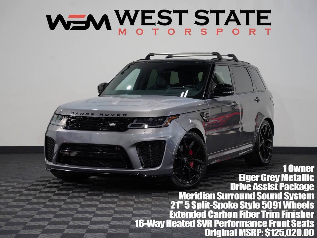 2020 Land Rover Range Rover Sport SVR — SUV — 48,533 mi — Federal Way, WA