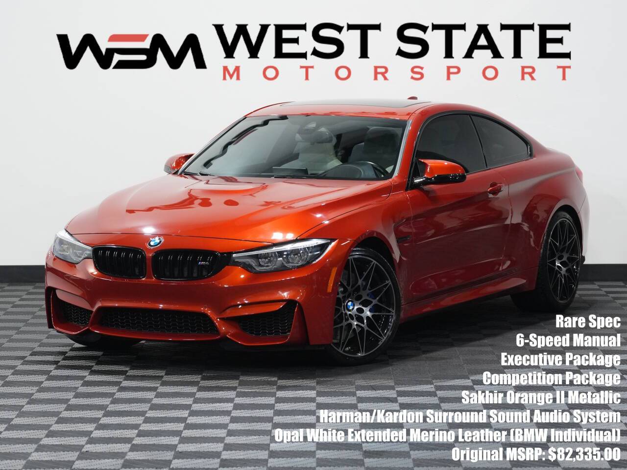 2018 BMW M4 Standard — Coupe — 45,358 mi — Federal Way, WA