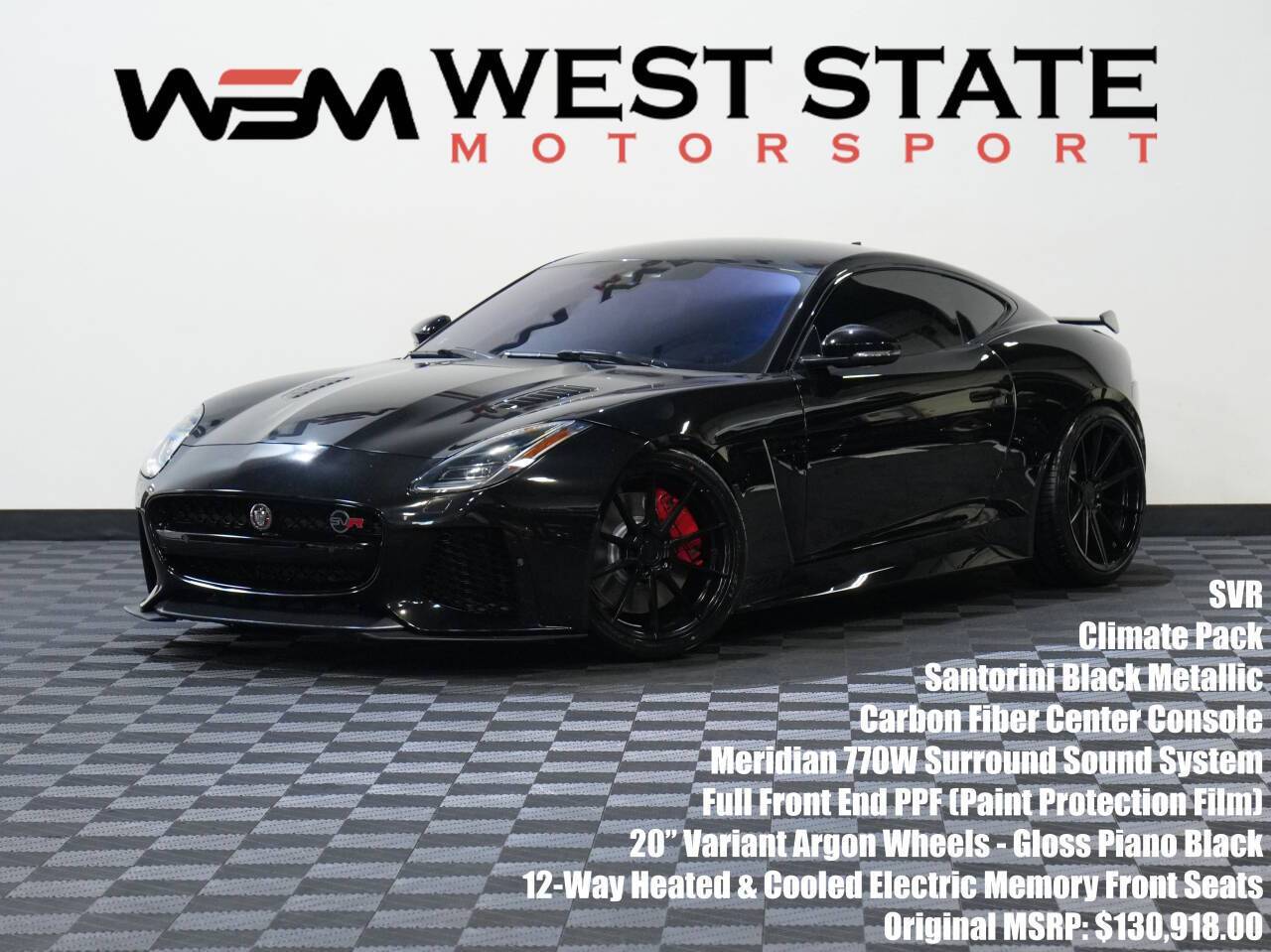 2020 Jaguar F-TYPE SVR