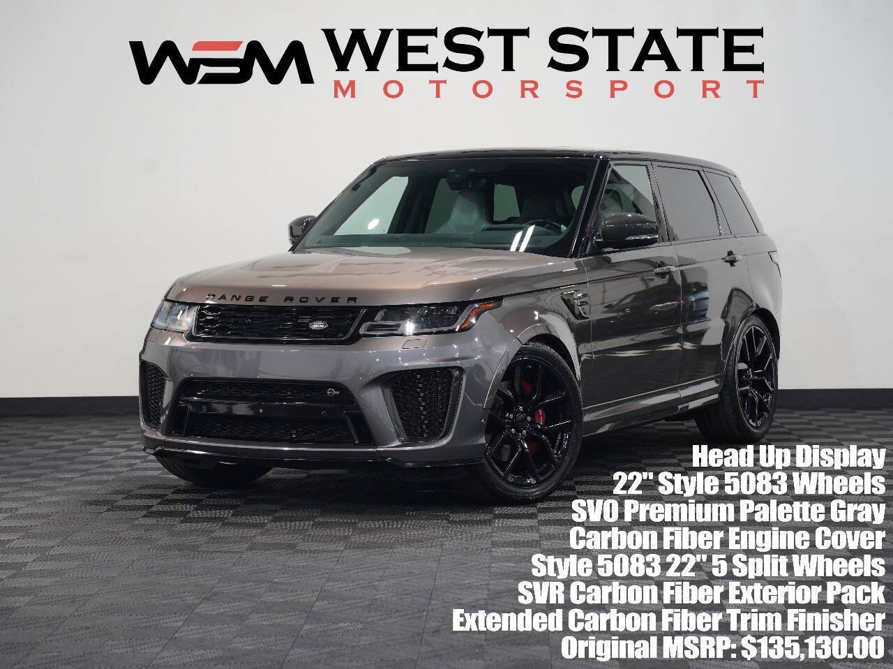 2019 Land Rover Range Rover Sport SVR — SUV — 64,364 mi — Federal Way, WA
