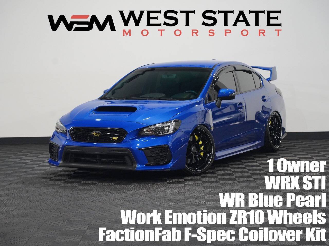 2021 Subaru WRX STI — Sedan — 24,779 mi — Federal Way, WA