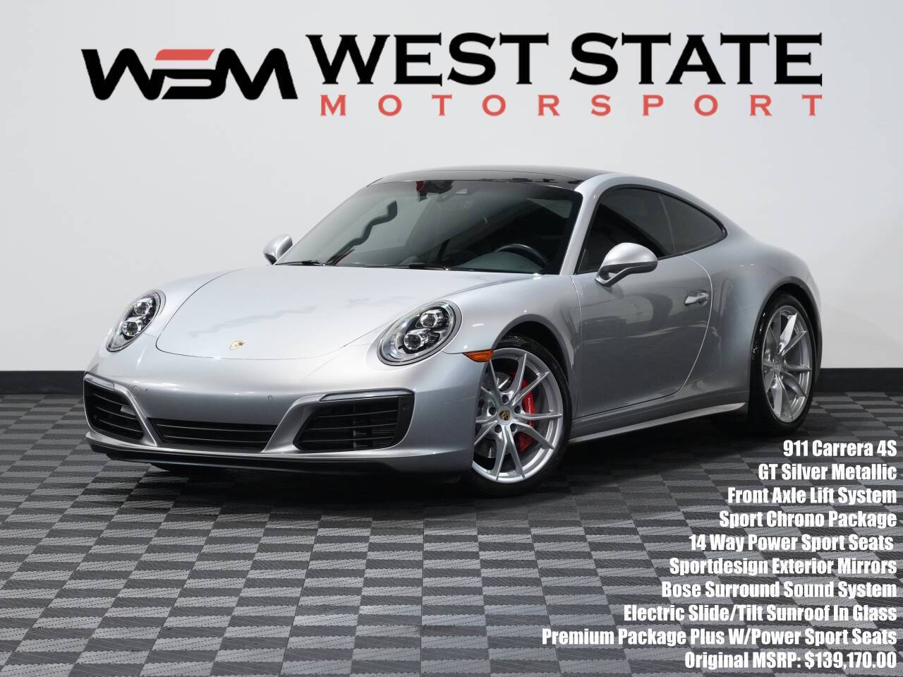 2019 Porsche 911 Carrera 4S — Coupe — 36,278 mi — Federal Way, WA