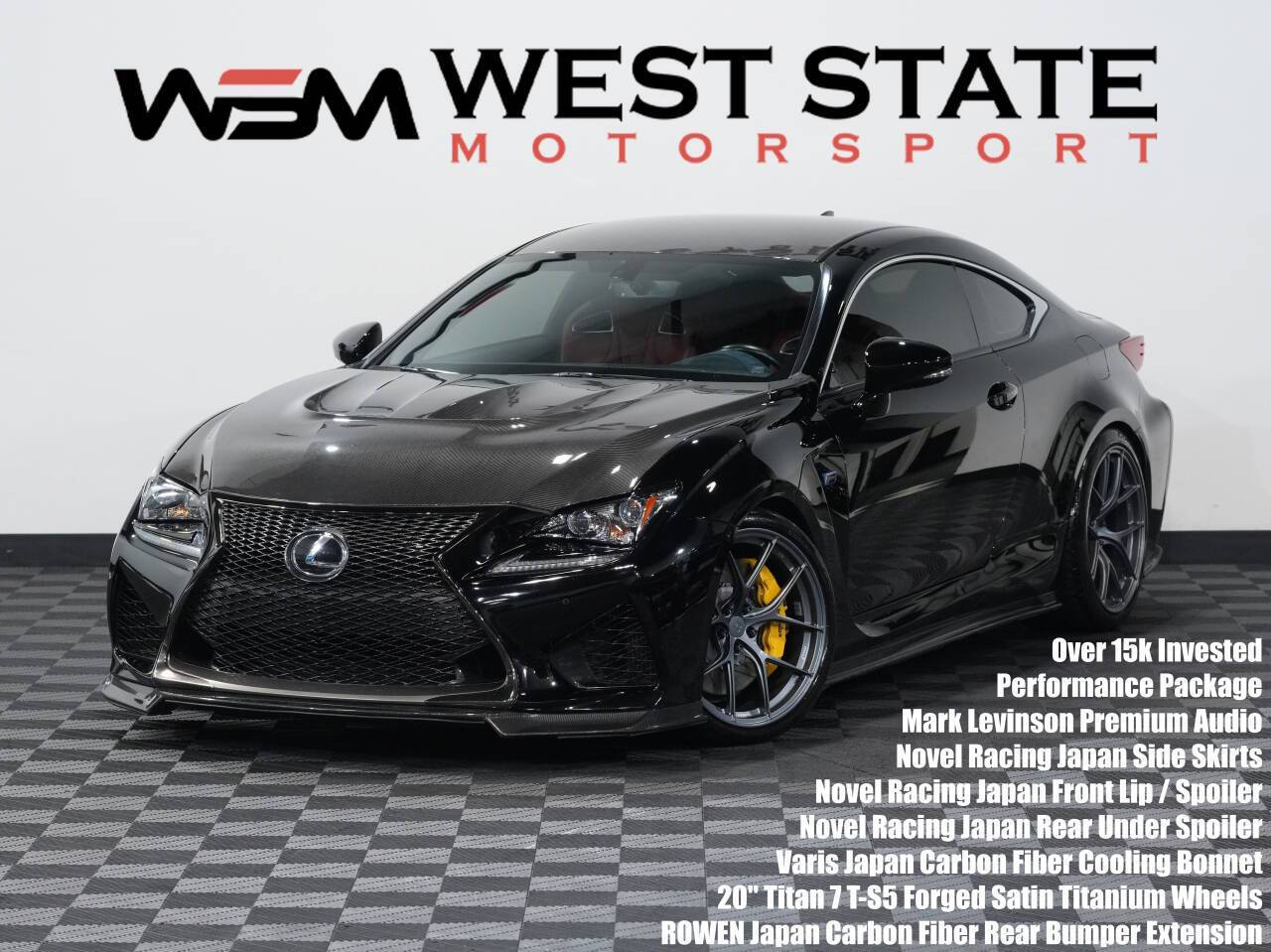 2017 Lexus RC RC F — Coupe — 31,888 mi — Federal Way, WA