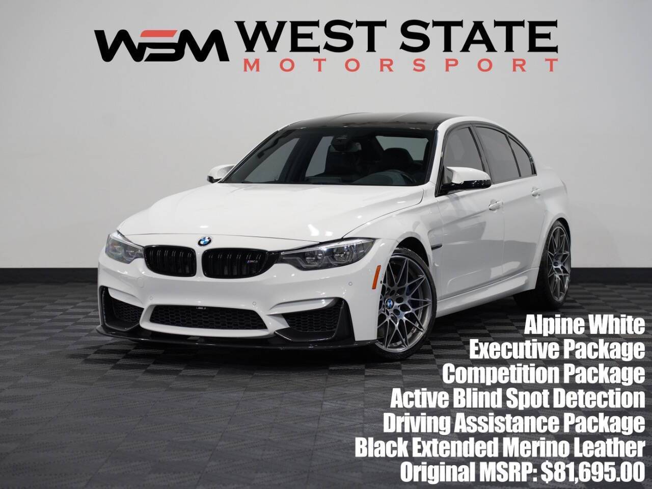 2018 BMW M3 CS — Sedan — 72,066 mi — Federal Way, WA