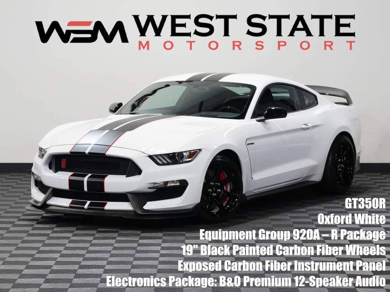 2019 Ford Mustang Shelby GT350R — Coupe — 1,267 mi — Federal Way, WA