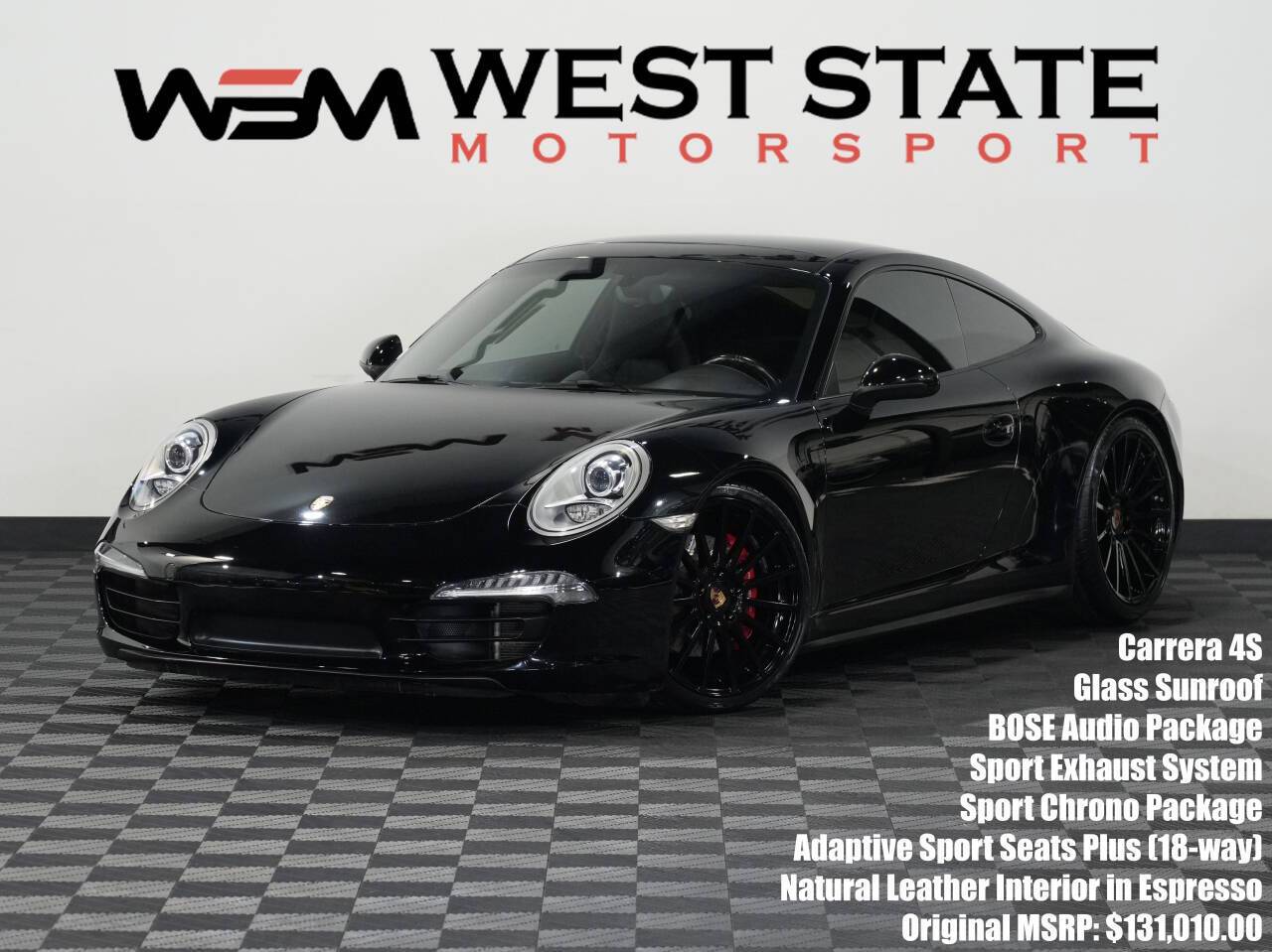 2014 Porsche 911 Carrera 4S — Coupe — 58,827 mi — Federal Way, WA