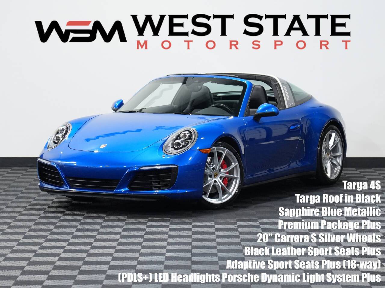 2017 Porsche 911 Targa 4S — Coupe — 13,705 mi — Federal Way, WA