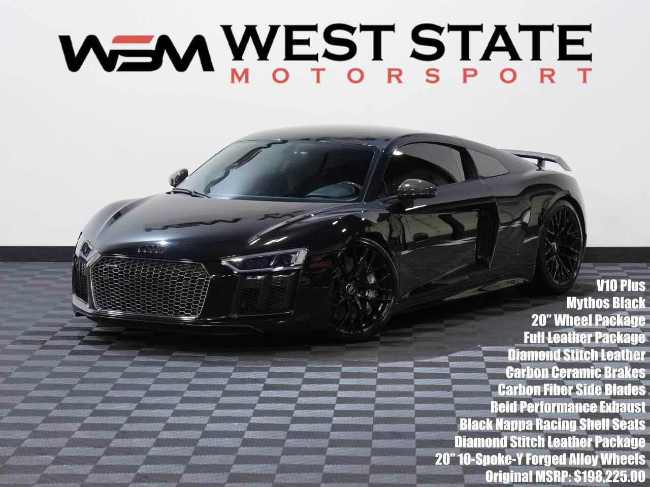 2017 Audi R8 V10 plus
