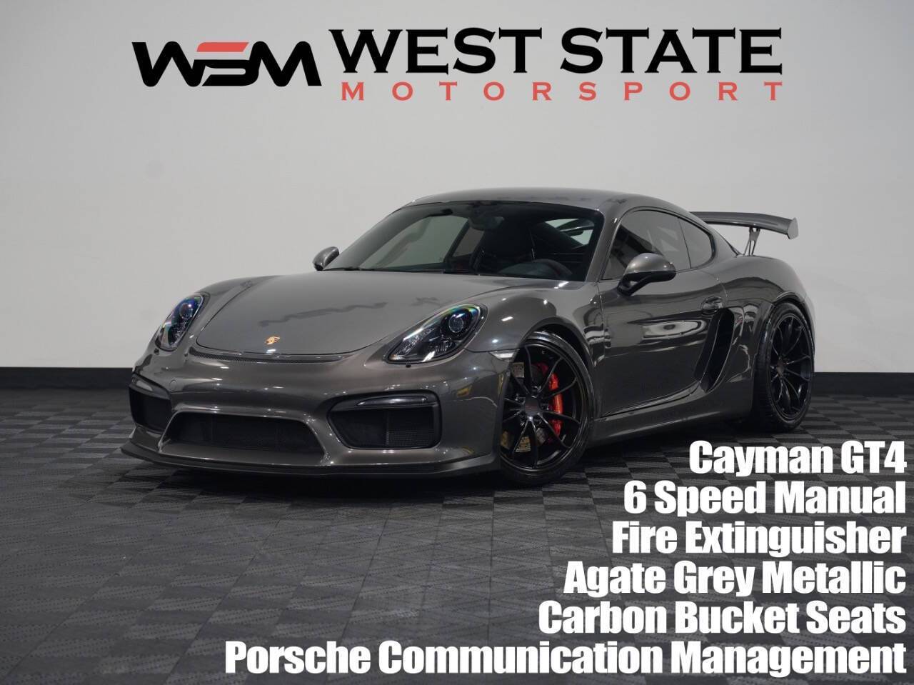 2016 Porsche Cayman GT4 — Coupe — 42,938 mi — Federal Way, WA