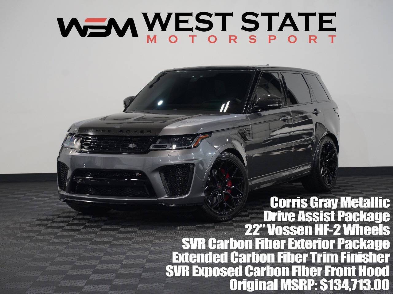 2019 Land Rover Range Rover Sport SVR — SUV — 57,441 mi — Federal Way, WA