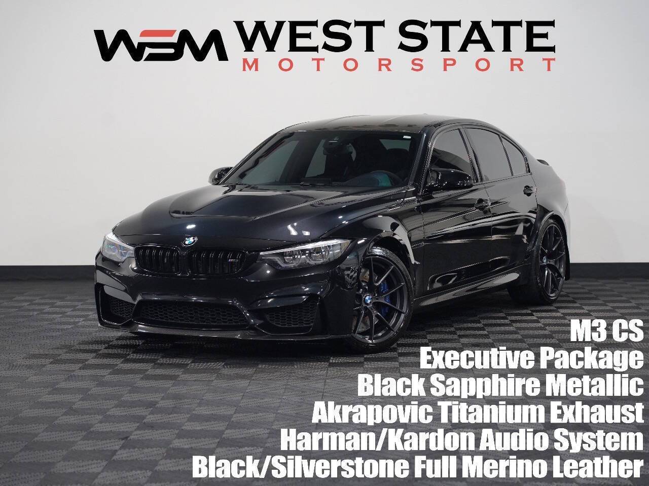 2018 BMW M3 CS — Sedan — 62,486 mi — Federal Way, WA