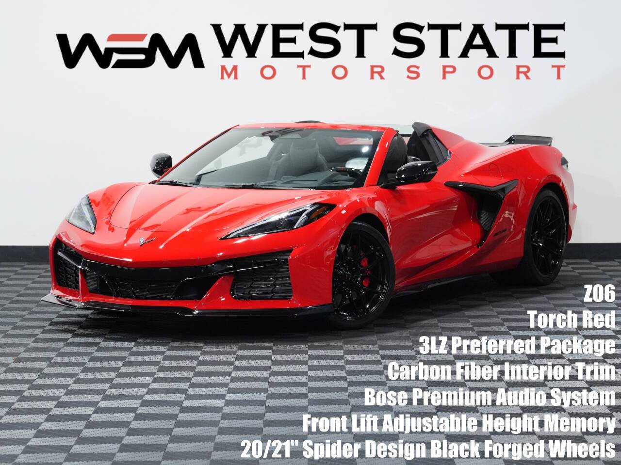 2024 Chevrolet Corvette Z06 3LZ — Convertible — 6,862 mi — Federal Way, WA