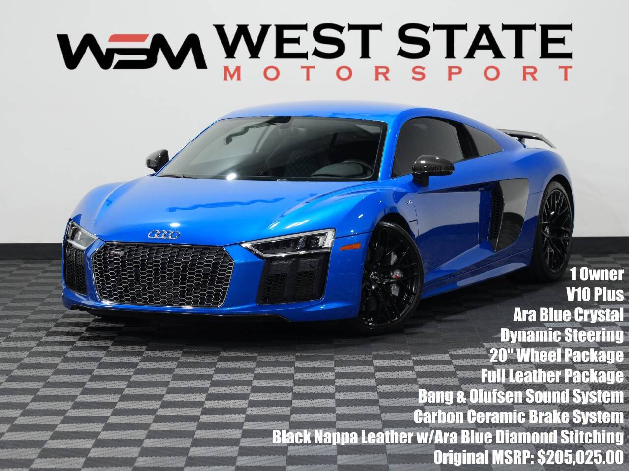 2018 Audi R8 5.2 quattro V10 Plus