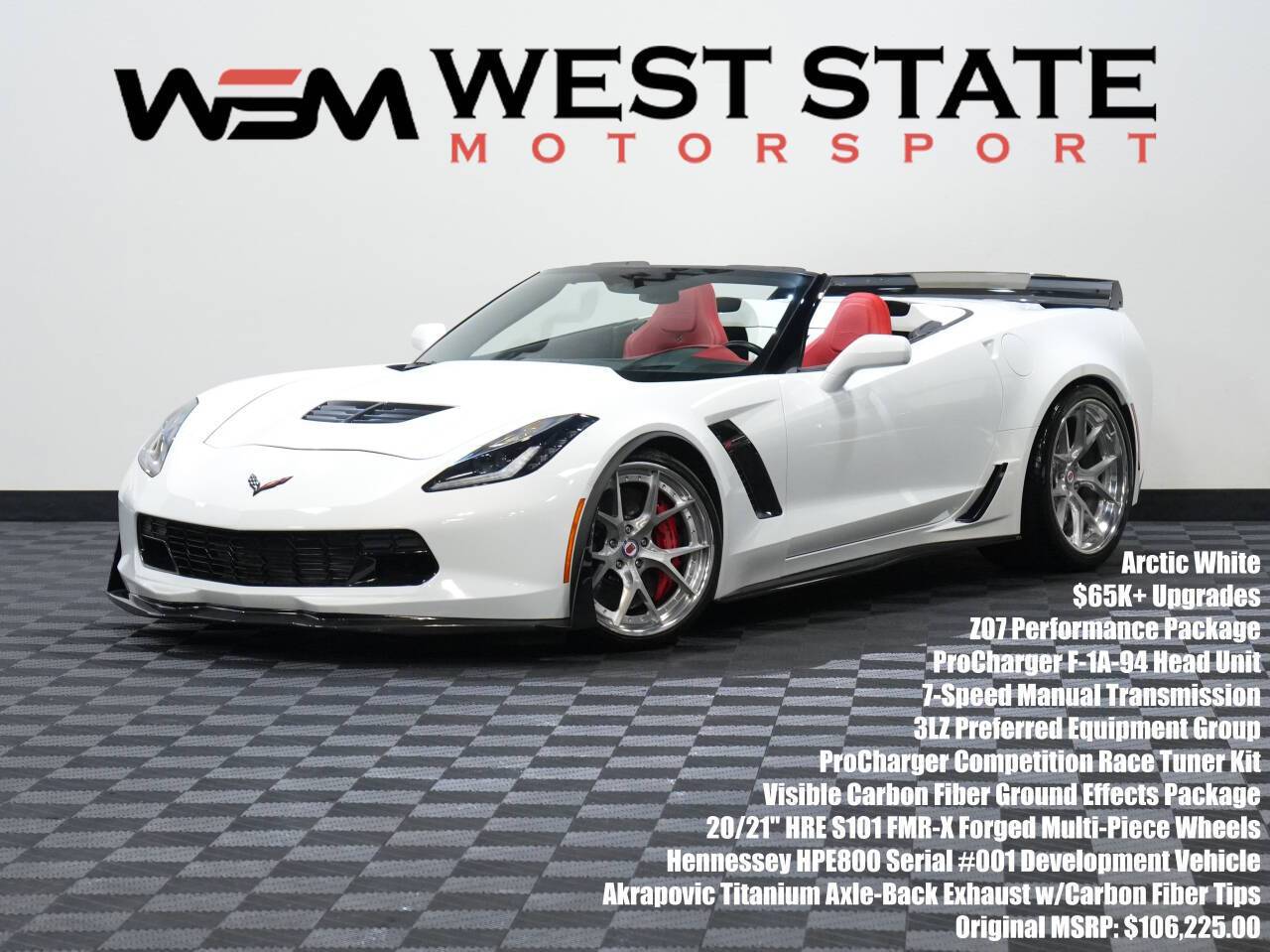2015 Chevrolet Corvette Z06 3LZ
