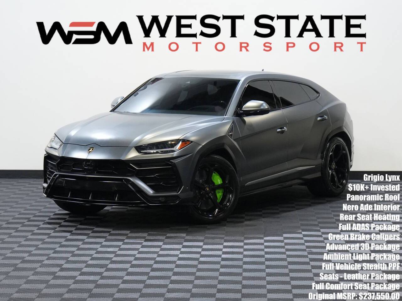 2019 Lamborghini Urus Standard