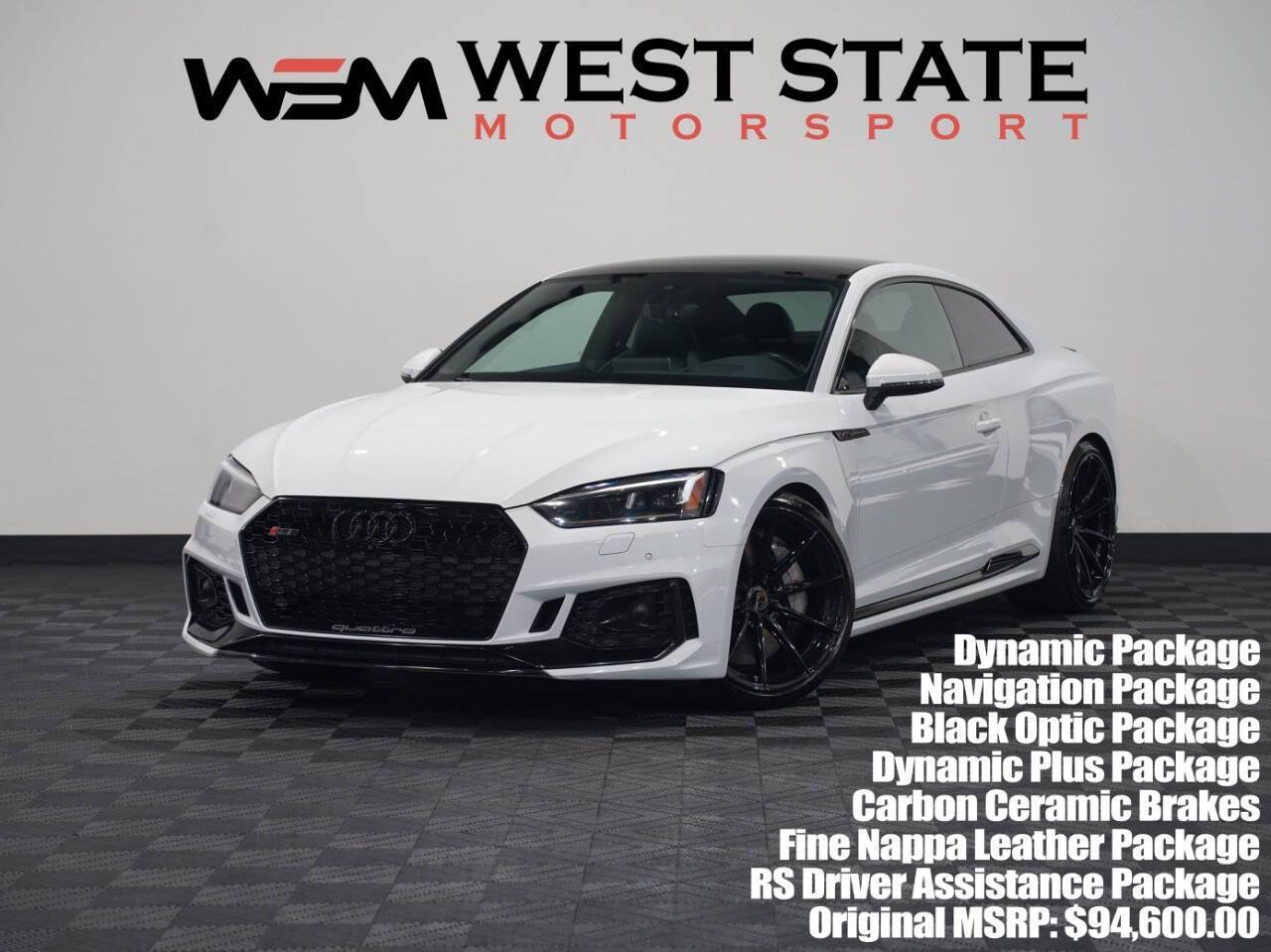 2018 Audi RS 5 Standard — Coupe — 51,956 mi — Federal Way, WA