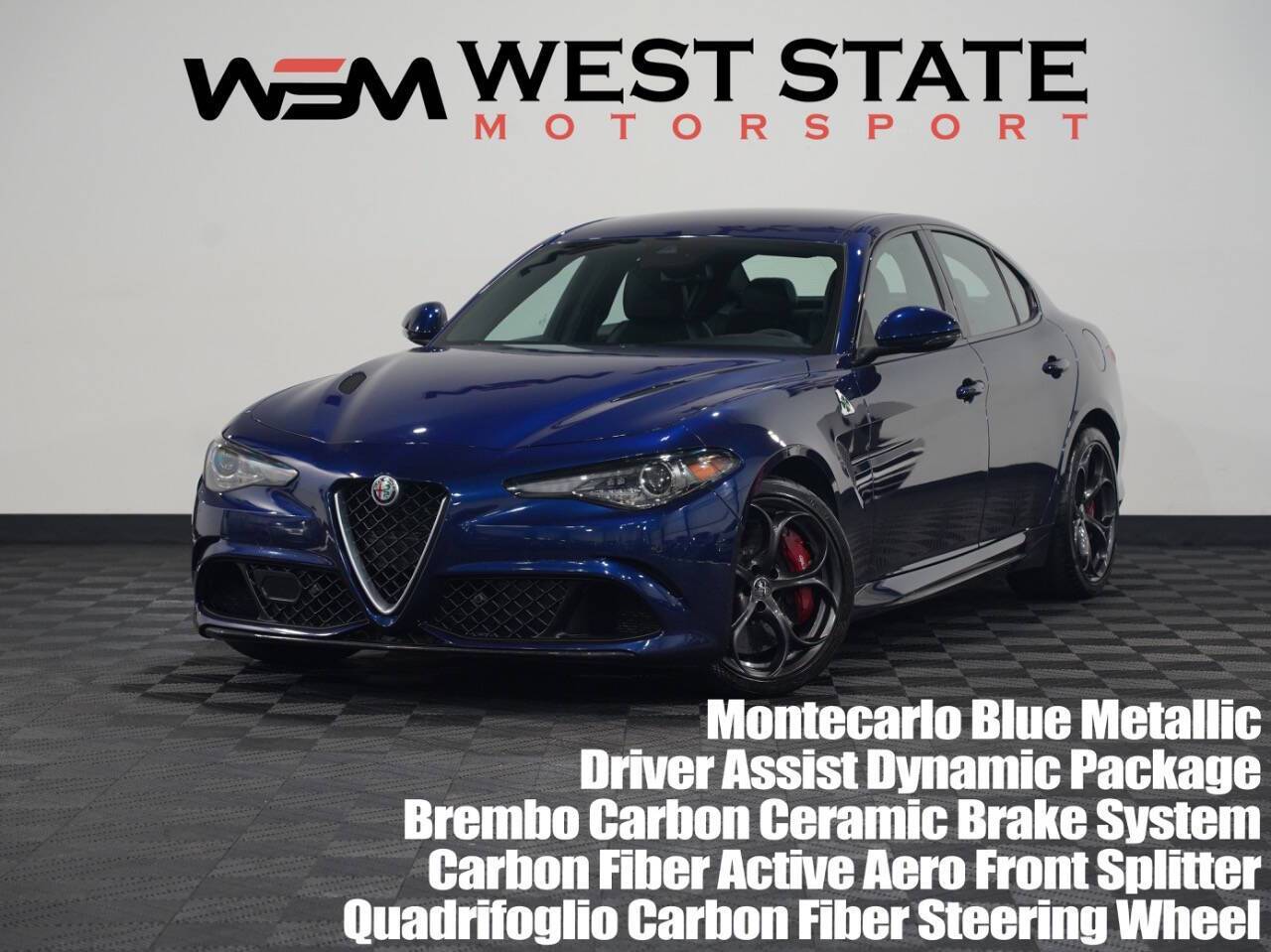2018 Alfa Romeo Giulia Quadrifoglio — Sedan — 47,227 mi — Federal Way, WA