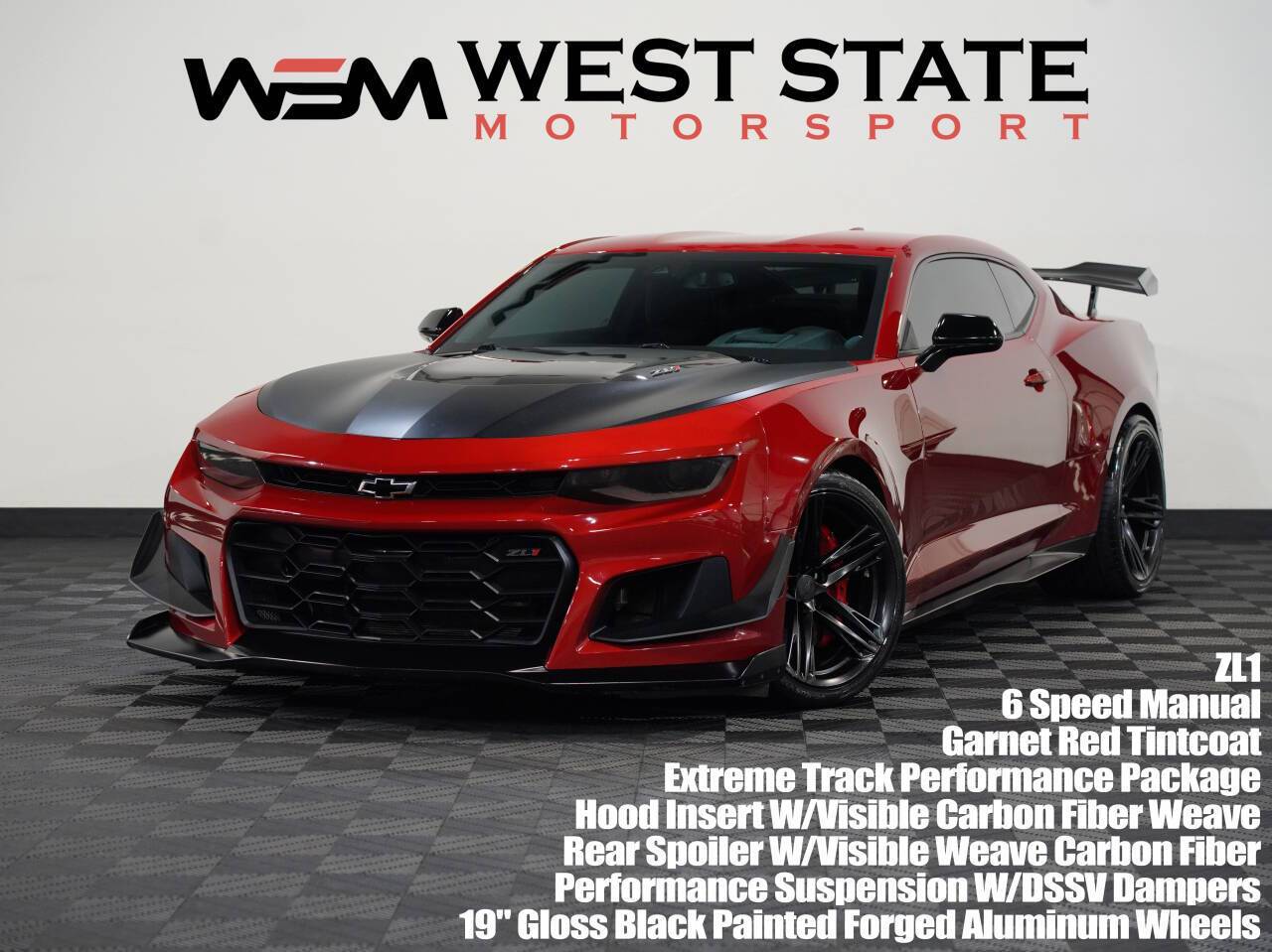 2019 Chevrolet Camaro ZL1 — Coupe — 49,447 mi — Federal Way, WA