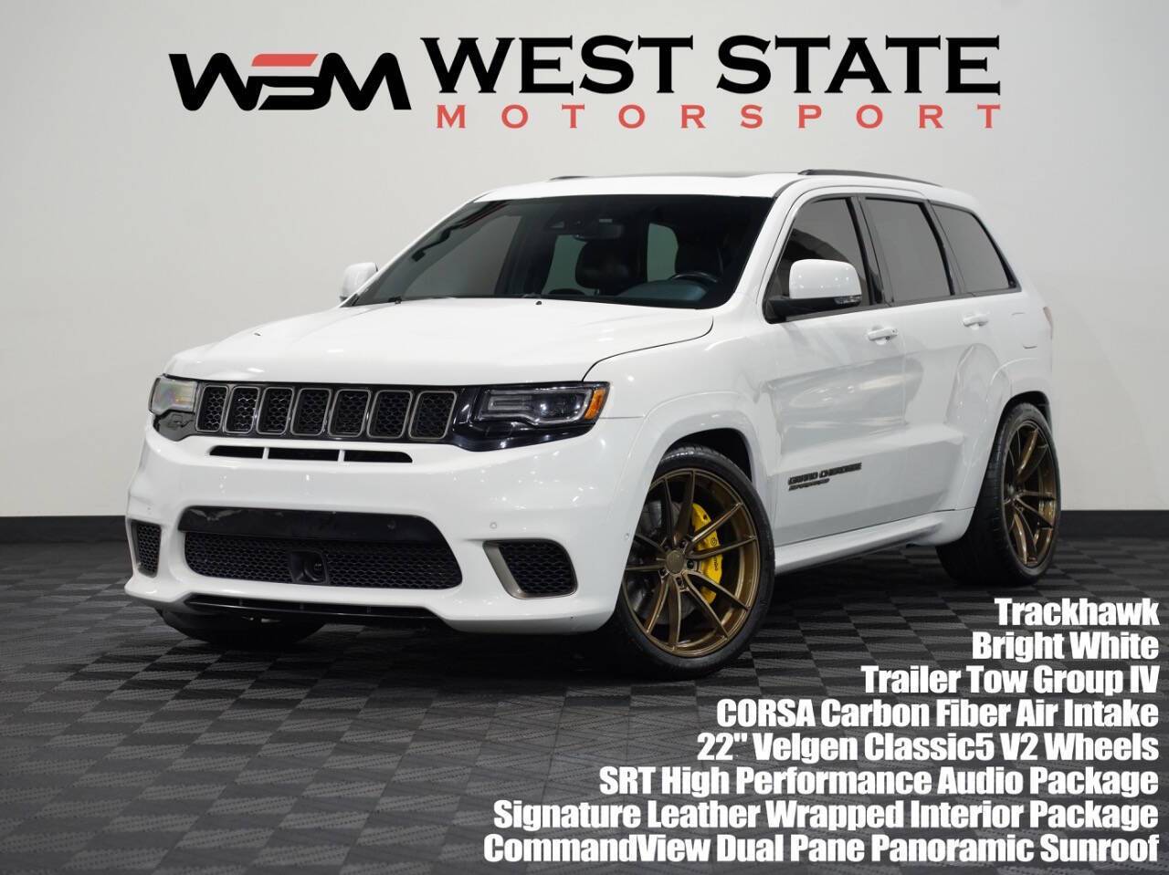 2018 Jeep Grand Cherokee Trackhawk — SUV — 72,798 mi — Federal Way, WA