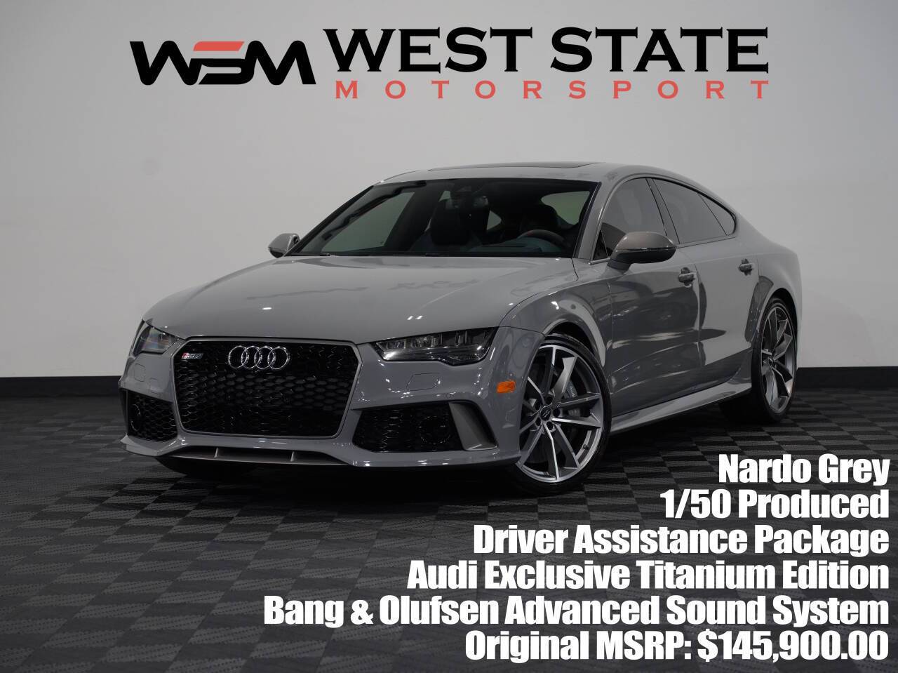 2017 Audi RS 7 Performance Prestige — Hatchback — 43,869 mi — Federal Way, WA