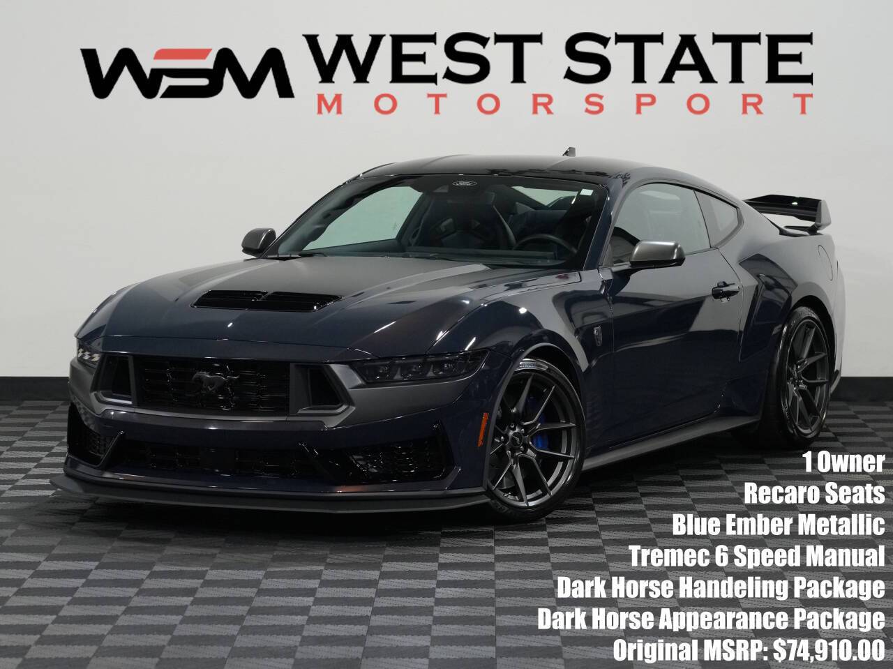 2024 Ford Mustang Dark Horse — Coupe — 2,138 mi — Federal Way, WA