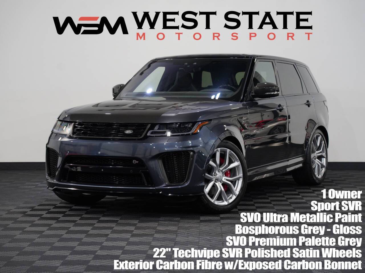 2018 Land Rover Range Rover Sport SVR — SUV — 62,988 mi — Federal Way, WA