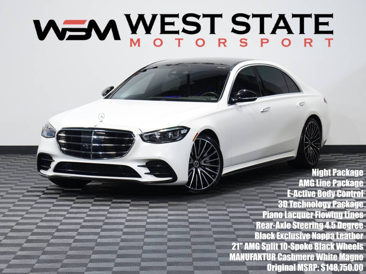 2022 Mercedes-Benz S-Class S 580 — Sedan — 28,795 mi — Federal Way, WA
