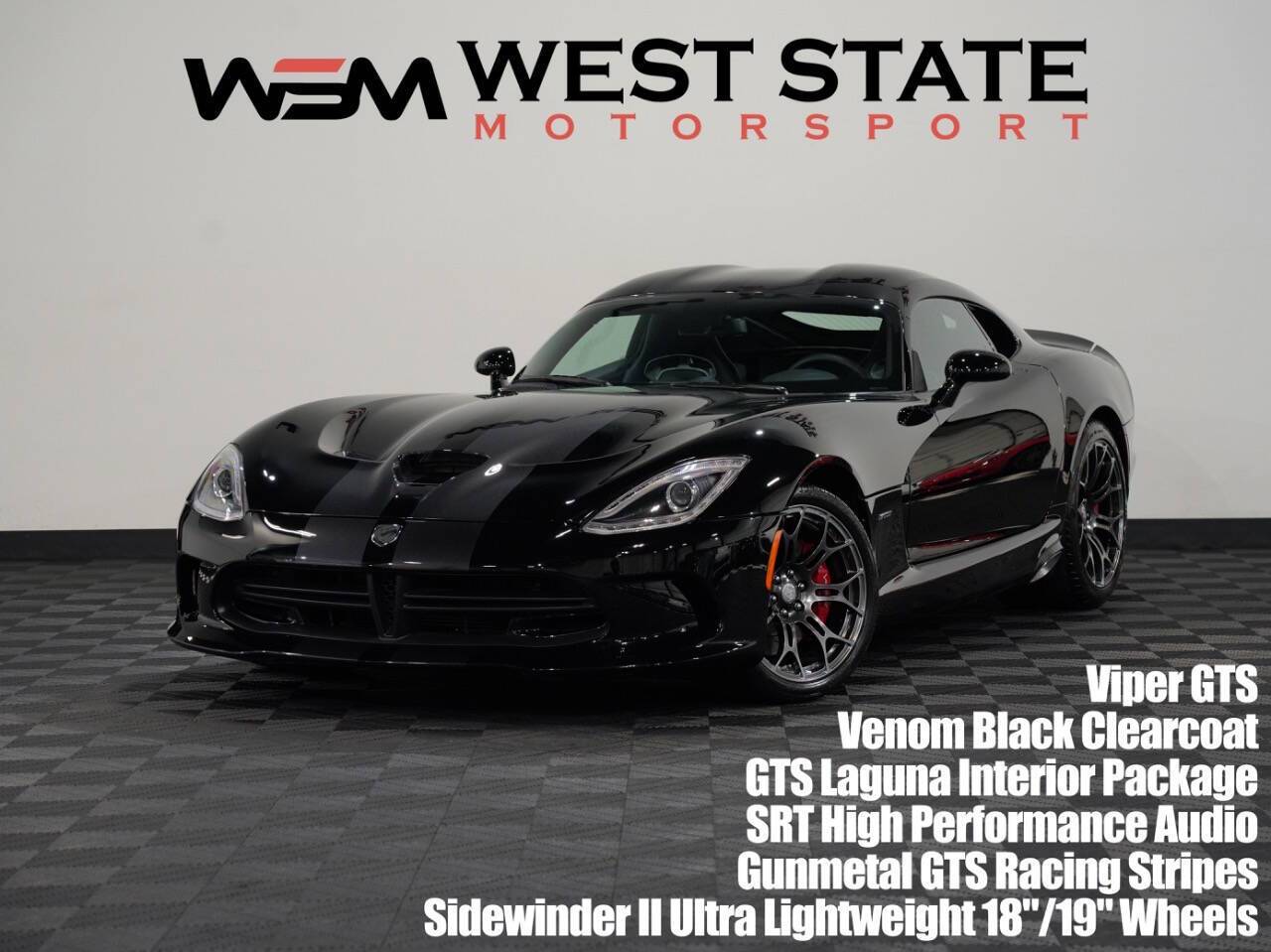 2014 Dodge SRT Viper GTS — Coupe — 13,715 mi — Federal Way, WA