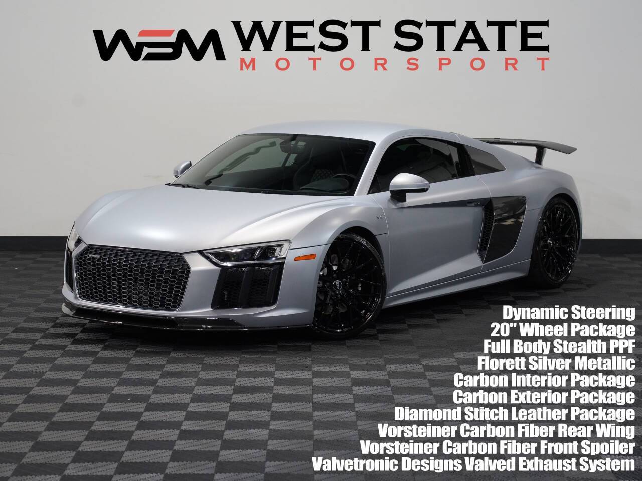 2017 Audi R8 V10 — Coupe — 19,952 mi — Federal Way, WA