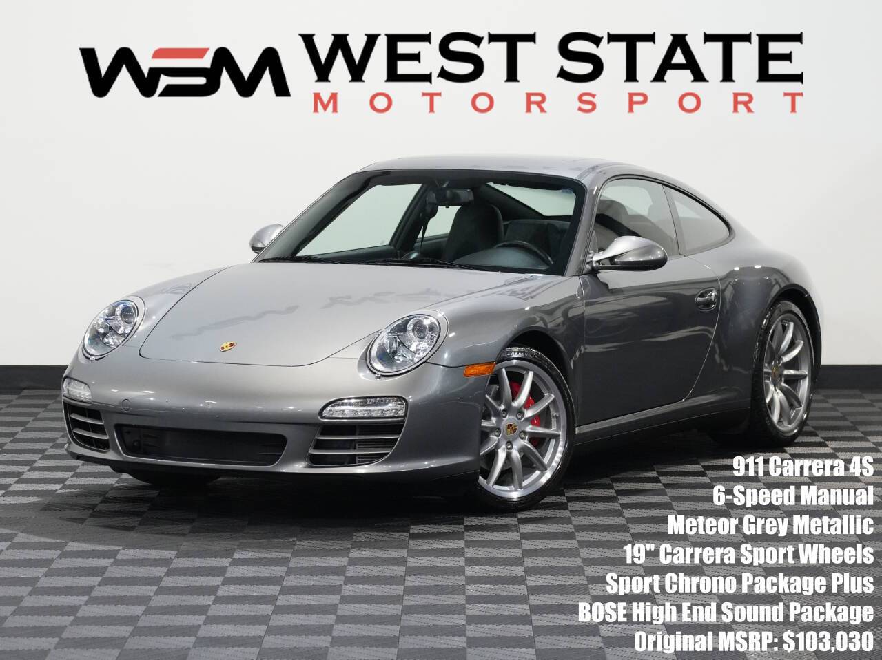 2009 Porsche 911 Carrera 4S — Coupe — 52,942 mi — Federal Way, WA