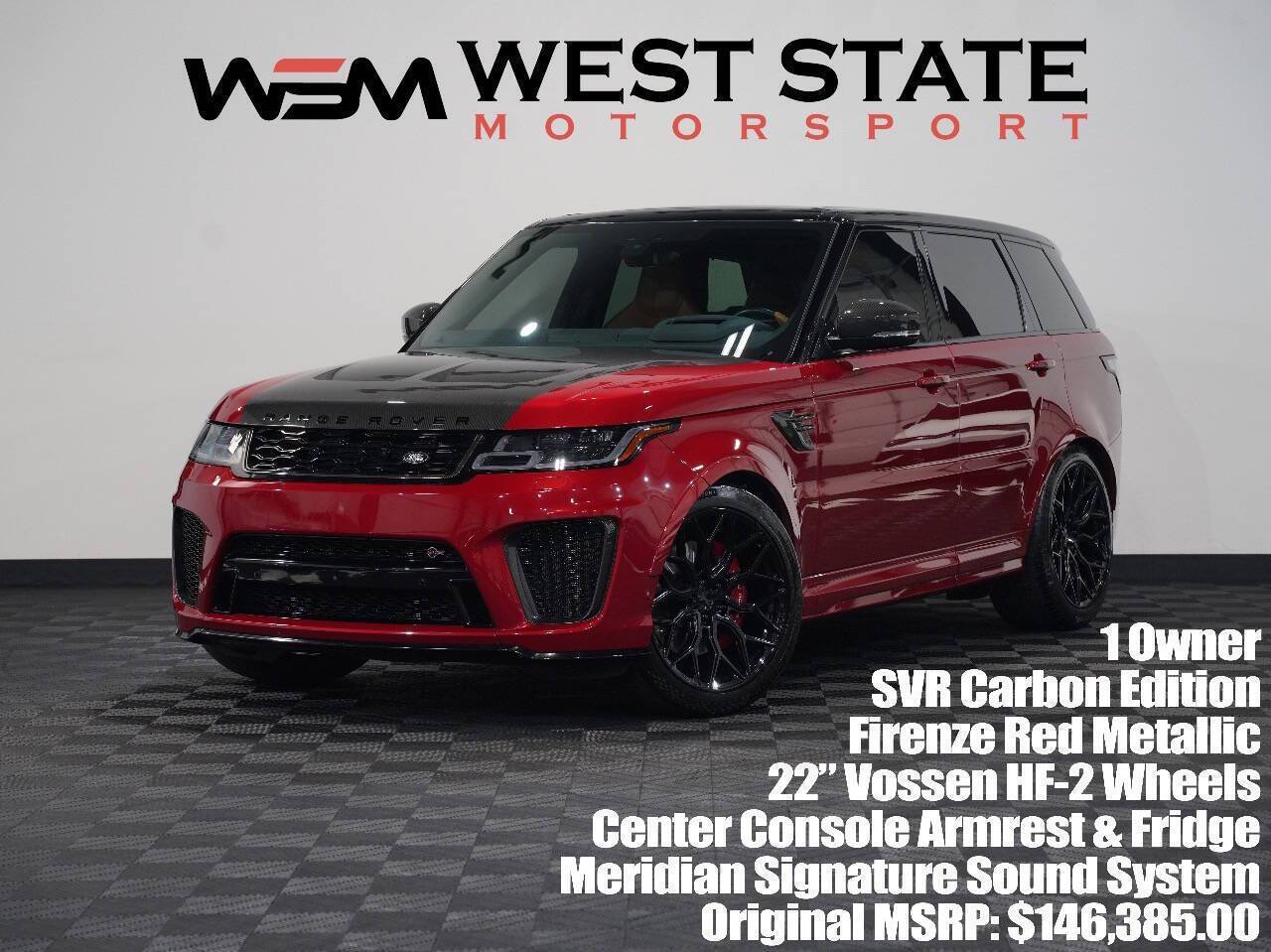 2022 Land Rover Range Rover Sport SVR Carbon Edition — SUV — 55,015 mi — Federal Way, WA
