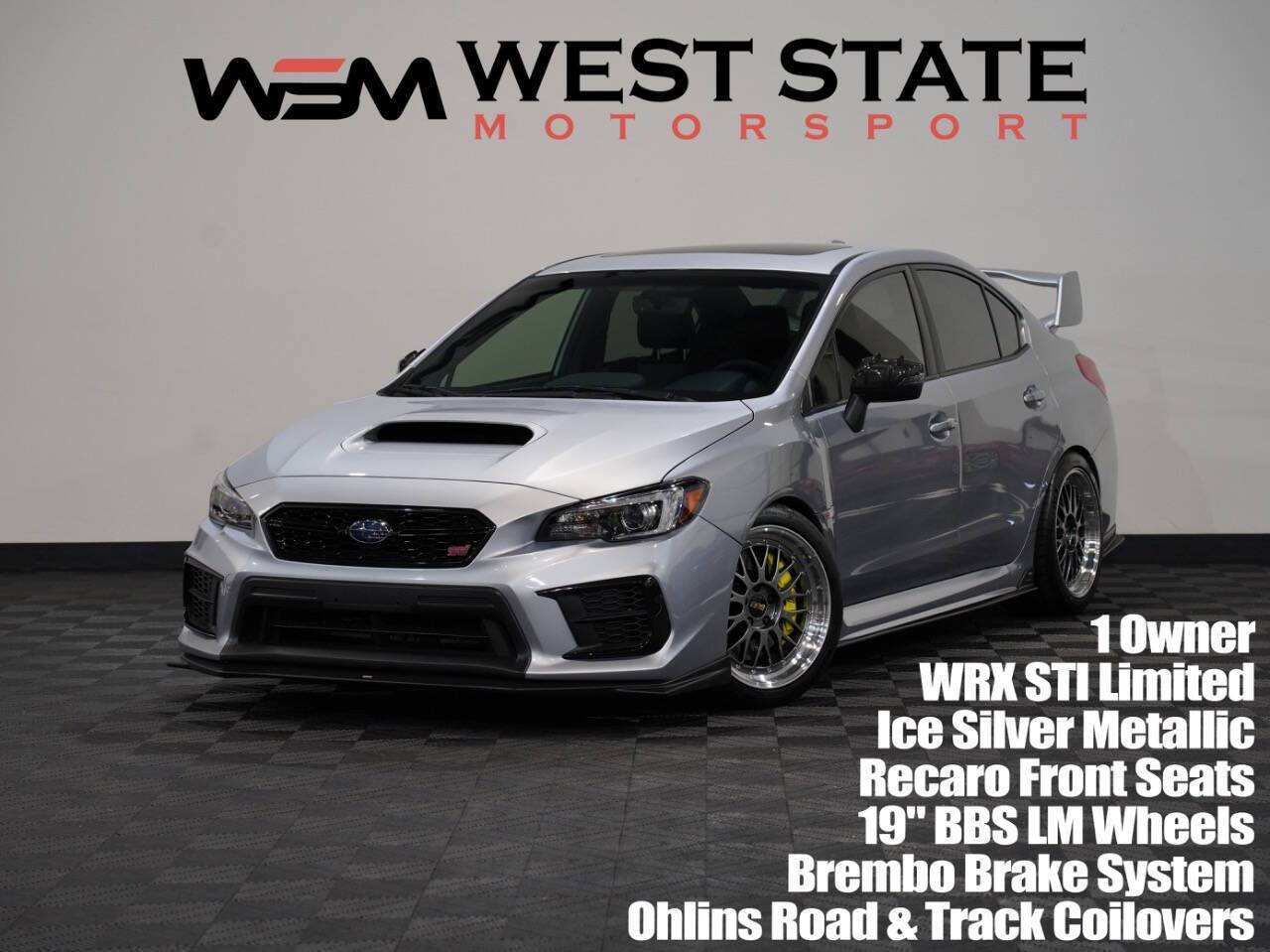 2020 Subaru WRX STI Limited — Sedan — 11,627 mi — Federal Way, WA