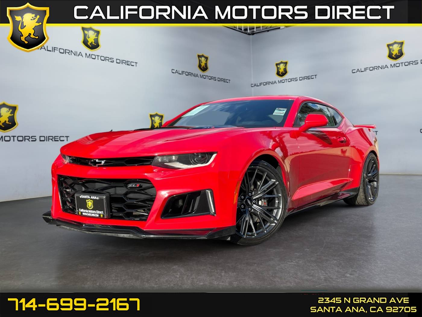 2018 Chevrolet Camaro ZL1 — Coupe — 23,729 mi — Santa Ana, CA