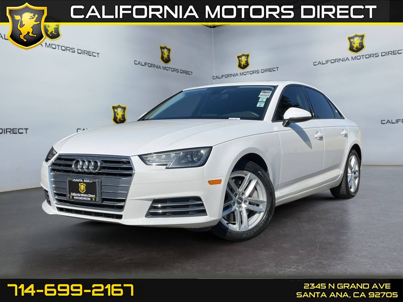 2017 Audi A4 Premium — Sedan — 74,307 mi — Santa Ana, CA